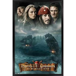Trends International Pirates of the Caribbean: At World's End Framed Wall Poster Prints - 1 of 4