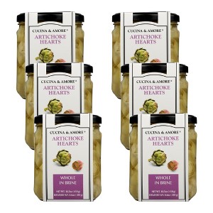 Cucina & Amore Artichoke Hearts Whole in Brine - Case of 6/14.5 oz - 1 of 4