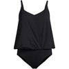Lands' End Women's Chlorine Resistant Smoothing Control Blouson Fauxkini One Piece Swimsuit - 3 of 4