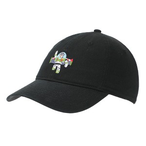 Toy Story Buzz Lightyear Men's Black Unstructured Baseball Cap - 1 of 4