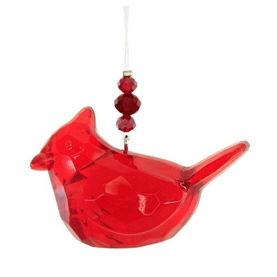 Crystal Expressions 2.0 Inch Cardinal Of Comfort Ornament Tree Ornaments