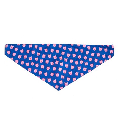 The Worthy Dog Wilbur Pig Slide-On Bandana Collar Accessory