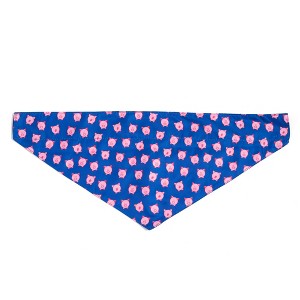 The Worthy Dog Wilbur Pig Slide-On Bandana Collar Accessory - 1 of 1