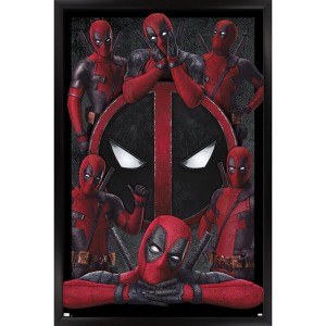 Trends International Marvel Deadpool Legacy - Collage Framed Wall Poster Prints - 1 of 4