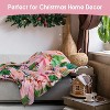 Lomsoe Christmas Throw Blanket, Winter Xmas Holiday Festival Cute Plaid Snowman Santa Gingerbread Blanket for Women Men. - 3 of 4