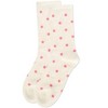 Memoi Women's Pretty in Polka Dots Cashmere Blend Crew Socks - 3 of 4