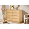 Grungis Modern Dressers with Storage,8-Drawer Dresser Horizontal Storage Organizer for Bedroom Living Room - 2 of 4