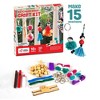 NAYSAYE Keychain Dolls Craft Kit DIY Bead and Ribbon Craft Activity Kit for Kids and Family Fun, Multicolor, 3.2"*3.2"*5.9" - 3 of 4