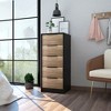 NicBex Dresser for Bedroom,Chest of Drawers with Black Metal Handle Design,Storage Dressers for Bedroom - 2 of 4