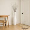 Uniquewise Tall Decorative Bamboo Floor Vase with Natural Dried Twig Fillers Modern Home & Office Decor Accent for Living Room or Corner Display - 2 of 4