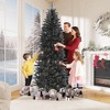 Rose Gold Prelit Christmas Tree, 150 Warm White LEDs w/ Sturdy Stand, Sparkle Xmas Decor for Home/Office - 4 of 4