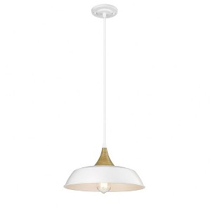 Millennium Lighting Arlo 1 - Light Pendant in  Matte White - 1 of 4