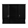 Sapphtopaz 35"x28" Wall Mounted Bathroom Cabinet with Mirror & Doors,Bathroom Wall Cabinet with Open Shelves,Modern Mirror Cabinet for Bathroom - 2 of 4