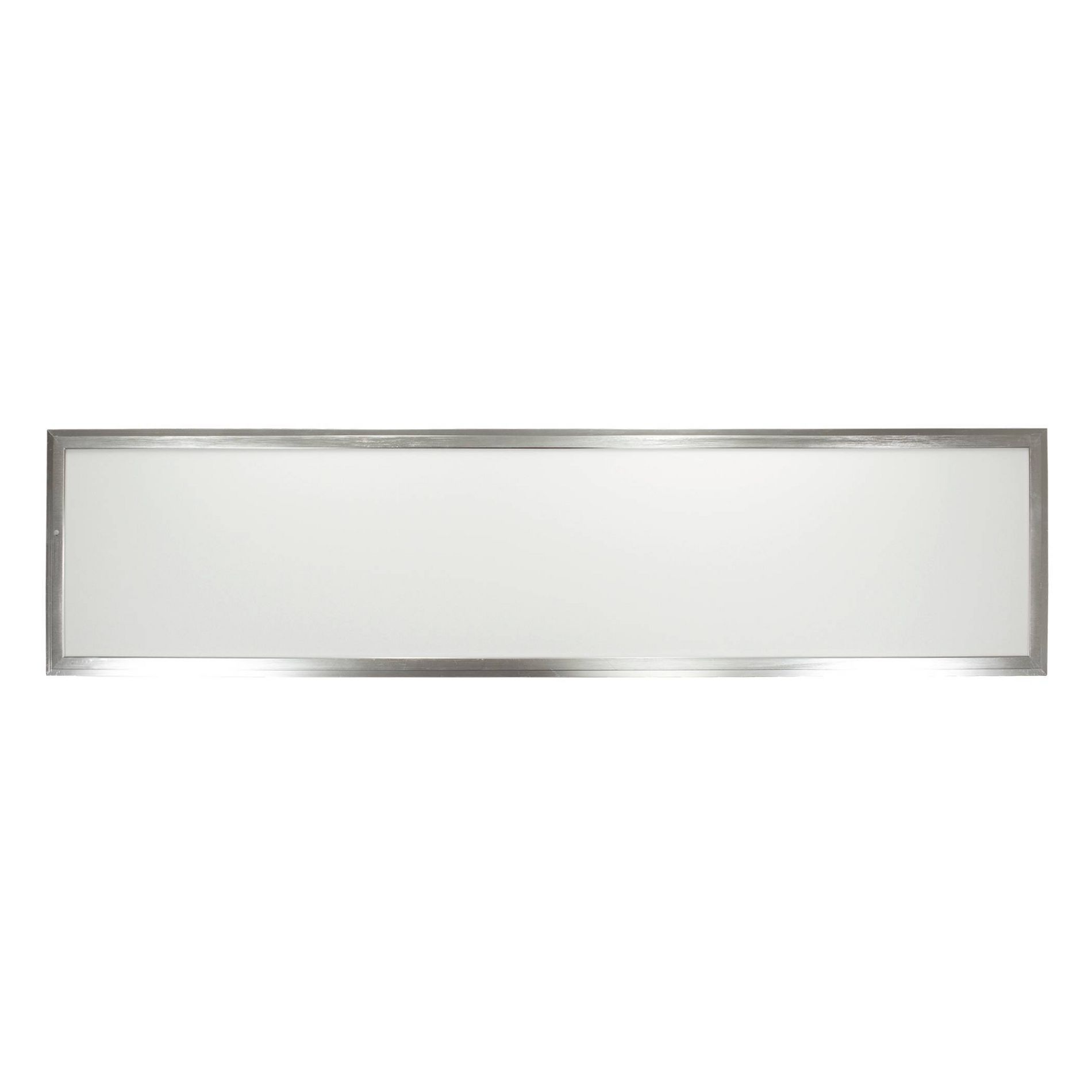 GT-Lite 1'x4' 4300 Lumen LED Flat Panel Nickel Trim Flush Mount 5 CCT 3 Brightness Dimmable CRI 80