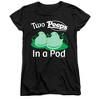 Easter Two Peeps In a Pod Women's T-Shirt Black - 4 of 4