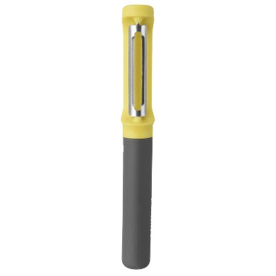 BergHOFF Leo 6.75" Stainless Steel Straight Peeler, Yellow