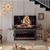 Bestier 70" Modern Fireplace TV Stand for TVs Up to 80" with LED Lights and Storage, PS5 Gaming TV Console for Living Room - 4 of 4