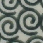peacock swirl service for 1 (4pc)