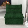 Vynxaria Bean Bag Seats - Green Modern Armless Floor Lounge Chair - 3 of 4