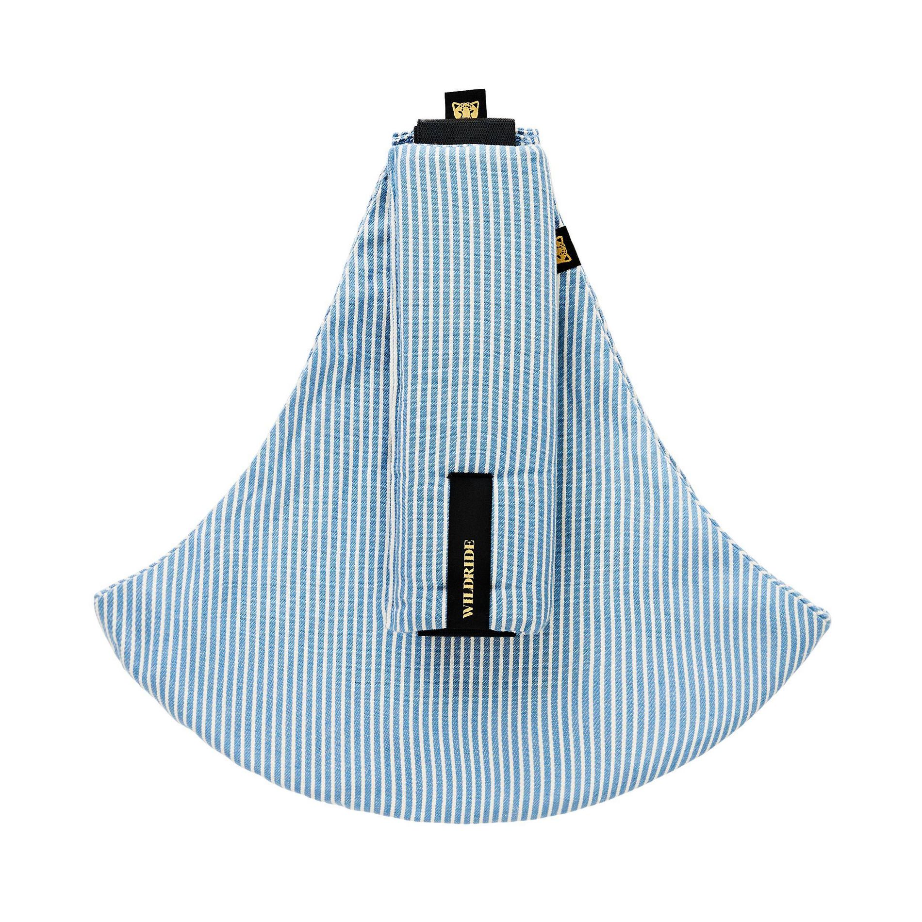 Wildride Soft Toddler Carrier Hip Seat Carrier - Denim Stripe