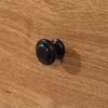 Airsurfer 4-Drawer Oak Finish Cabinet, Modern Minimalist Chest of Drawers with Black Knobs for Kitchen, Dining Room,Living Room - 2 of 4