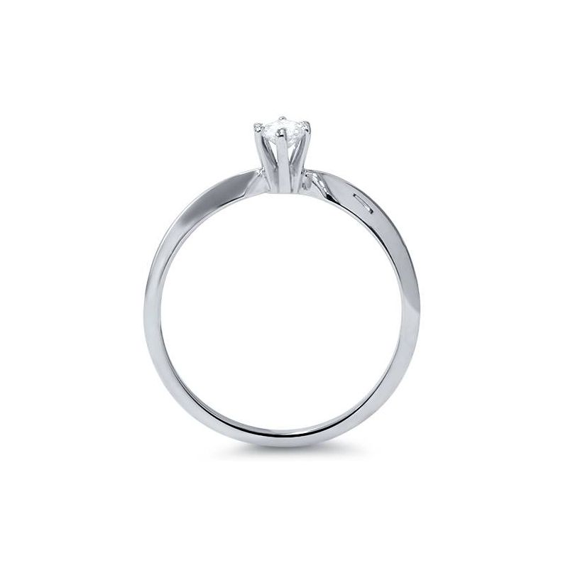 Pompeii3 1/4ct Solitaire Marquise Diamond Engagement Ring 14K White Gold, 2 of 5