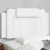 vidaXL Headboard Cushion Hanging Upholstered Pillow Home Bedroom Faux Leather - White 39.4" - 2 of 4