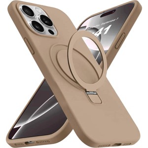 Entronix [Magnetic] Case Compatible with iPhone 15 Pro Max - Soft-Touch Liquid Silicone Gripstand - 1 of 4