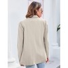 Women's Casual Blazers Fashion Work Office Full Lined Pocket Jacket Suit - 4 of 4