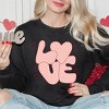 Simply Sage Market Women's Graphic Sweatshirt Valentine's Love Pink - 2 of 3