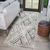 Modern Farmhouse Diamonds Indoor Runner or Area Rug by Blue Nile Mills - 2 of 4