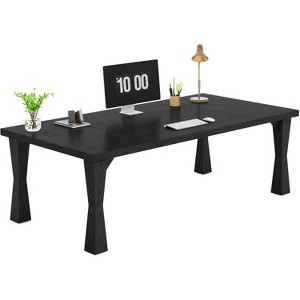 Tribesigns Executive Desk, Large Office Desk, Modern Computer Desk Conference Table Meeting Room Table - 1 of 4