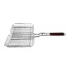 25" Chrome Grill Basket with Rosewood Handle - Outset: Heavy-Gauge Steel, BBQ Cookware for Seafood & Vegetables - 3 of 3