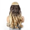 Unique Bargains Women's Halloween Big Wavy Hair Extensions High Temperature Fiber Gradient Gold Tone 1 Pc - 2 of 3