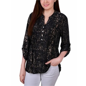 NY Collection Womens Pintuck Pullover Blouse - 1 of 1