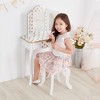 Fantasy Fields Gisele Polka Dot Kids Vanity Table & Stool with LED - 2 of 4