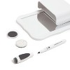 U Brands 5ct Magnetic Locker Accessory Kit White - 4 of 4