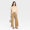 Women's Short Sleeve Flowy Popover Blouse - Universal Thread™ - 3 of 3
