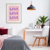 Stupell Industries Love Bubble Lettering Framed Print Under Glass Art - 3 of 4