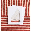 Lifebouy Merry Christmas, Santa Fisherman, Holiday Sailboat Winter/Holiday/Christmas Greeting Card Pack Sets (3 ct, Assorted) by Ramus & Co - image 3 of 4