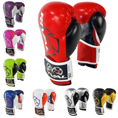 RIVAL Boxing RB7 Fitness Plus Hook and Loop Bag Gloves - Medium - Red/Black