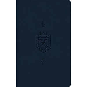 ESV Kid's Bible, Thinline, Red Letter (Trutone, Dark Blue, Lion of Judah Design) - by  Esv Bibles (Leather Bound) - 1 of 1