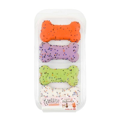 Molly's Barkery Halloween Bones Cinnamon and Apple Flavor Dog Treats - 3.81oz