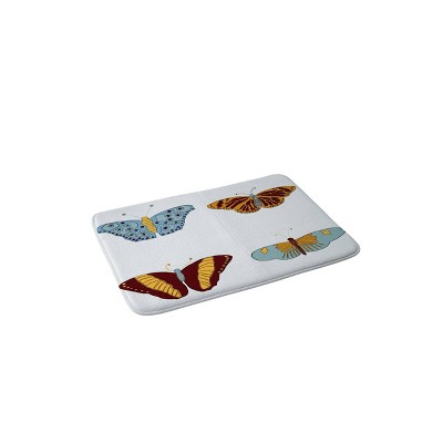 butterfly bath rugs