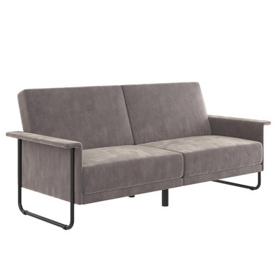 target gray futon