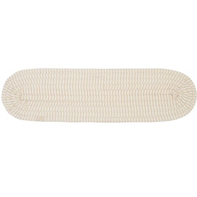 Colonial Mills Ticking Stripe Oval - Canvas Stair Tread Set, 13 Pcs