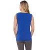 Rekucci Women's Super Soft Knit Cowl Neck Sleeveless Top – Versatile Casual to Dressy Style - 3 of 3