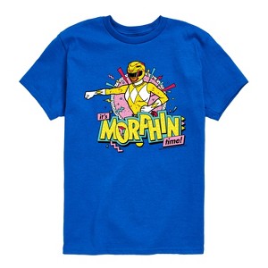 Boys' - Power Rangers - Morphin Time Yellow Short Sleeve Graphic T-Shirt - 1 of 4