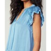 Women's Eliza Flutter Sleeveless Blouse - current air - 2 of 3