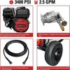 SIMPSON Clean Machine Cold Water Residential Gas Pressure Washer, Features 4 Quick Connect Nozzle Tips and 10 Inch Pneumatic Tires, CM61083-S - 2 of 4
